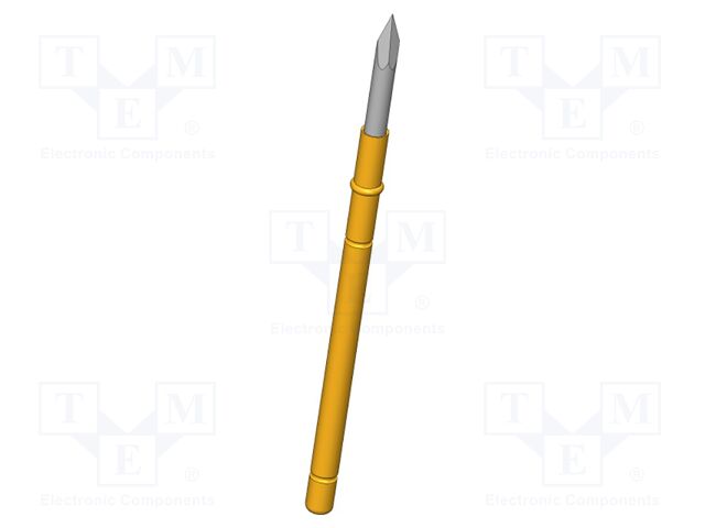 Test needle; Operational spring compression: 4mm; 5A; Ø: 1.3mm