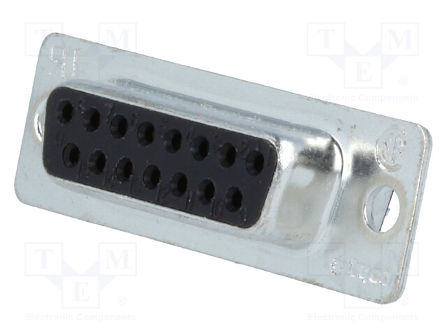 D-Sub; PIN: 15; plug; HD 20; female; soldering; for cable
