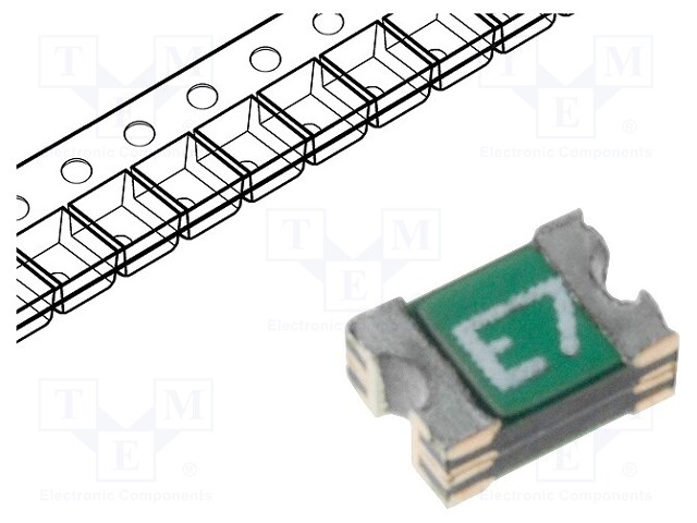 Fuse: PTC polymer; 750mA; Case: 0805