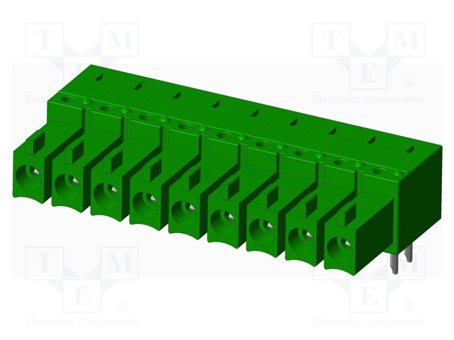 Connector: pluggable terminal block; socket; female; angled 90°