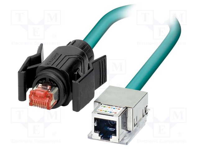 Patch cord; S/FTP; Cat 6; RJ45 socket,RJ45 plug; stranded; Cu; 5m