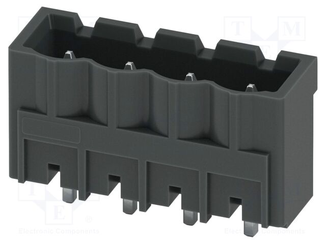 PCB headers, nominal cross section: 2.5 mm?, color: black, n