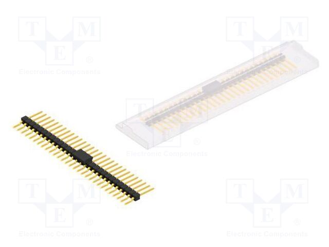 Connector: pin strips; pin header; male; PIN: 29; 2.54mm; SMT; 1x29