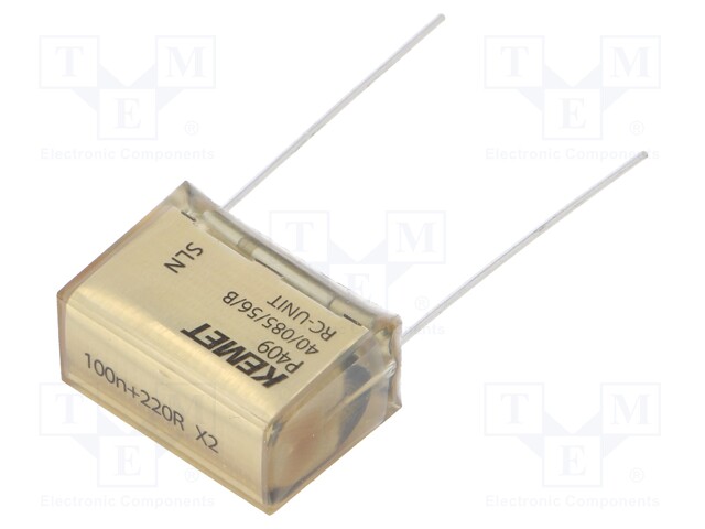 Capacitor: paper; X2; 100nF; 275VAC; 20.3mm; ±20%; THT; Series: P409