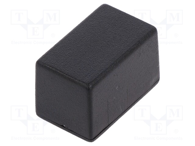 Enclosure: designed for potting; X: 16mm; Y: 26mm; Z: 17mm; ABS