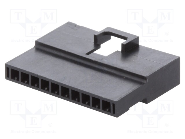 Plug; wire-wire/PCB; male; Milli-Grid; 2mm; PIN: 10; w/o contacts