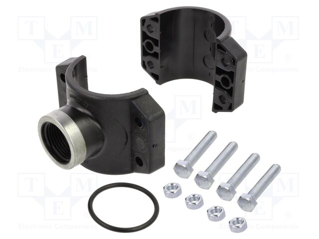 Splice terminal: clamping; for PE pipes; Plast; Medium: water
