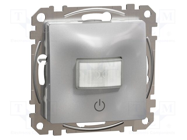 230VAC; IP20; plaster embedded,in mounting box; aluminium; 2200W