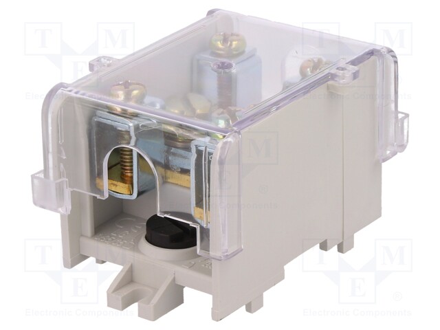 Terminal block; screw terminal; ways: 1; 95mm2; Colour: grey; 232A