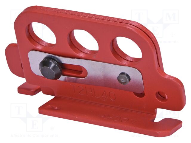 Handle lock; outside; red; EB2 400,EB2 630,ED2 400,ED2 630