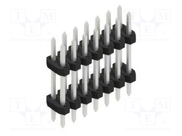 Connector: pin strips; pin header; male; PIN: 14; 2mm; THT; 2x7; 100V