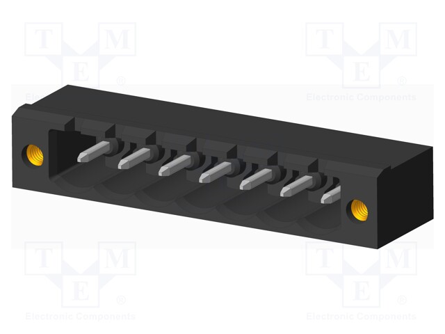 Connector: pluggable terminal block; socket; male; on PCBs