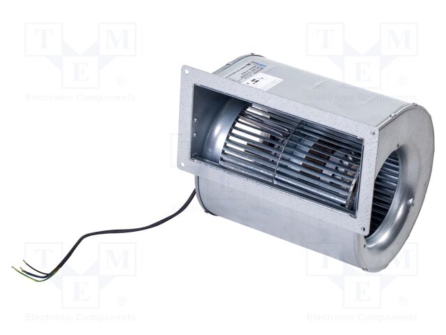 Fan: AC; blower; 230VAC; 205x219x270mm; 620m3/h; ball bearing; IP40