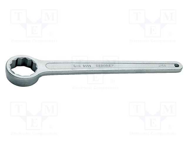 Wrench; single sided,box; 65mm; tool steel; L: 510mm