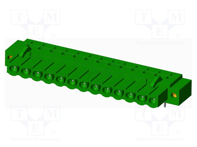 Connector: pluggable terminal block; socket; female; angled 90°