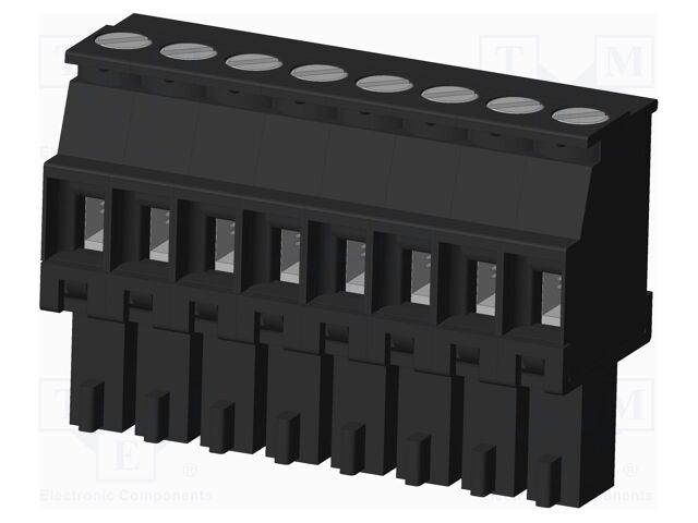 Connector: pluggable terminal block; plug; female; angled 90°