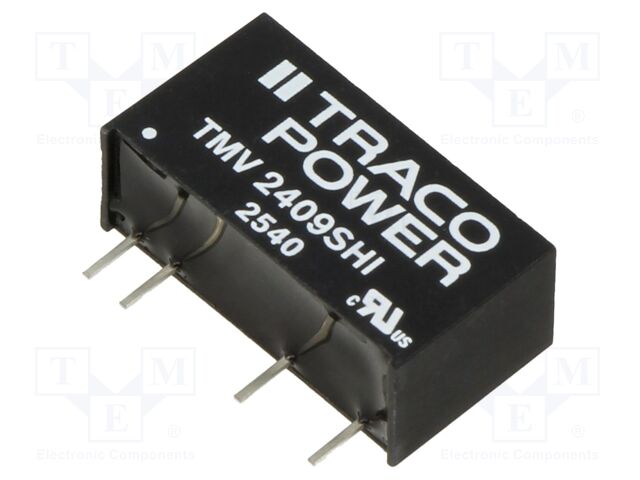 Converter: DC/DC; 1W; Uin: 21.6÷26.4V; Uout: 9VDC; Iout: 111mA; SIP7