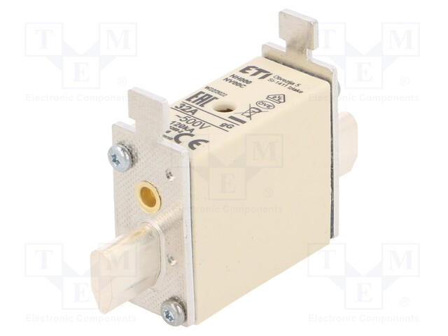 Fuse: fuse; gG; 32A; 500VAC; ceramic,industrial; NH000; WT-NH