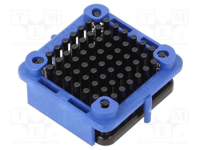Heatsink: extruded; grilled; BGA; black; L: 27mm; W: 27mm; H: 11.6mm