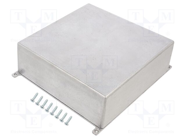 Enclosure: shielding; X: 190.5mm; Y: 190.5mm; Z: 66.5mm; aluminium