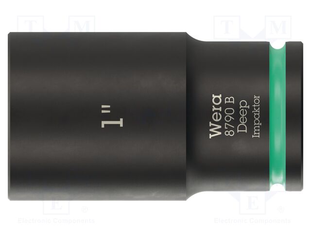 Socket; 6-angles,inch,socket spanner,impact; HEX 1"; 3/8"; 63mm