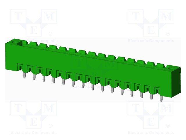 Connector: pluggable terminal block; socket; male; straight; THT