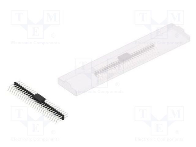 Connector: pin strips; pin header; male; PIN: 52; 2mm; SMT; 2x26