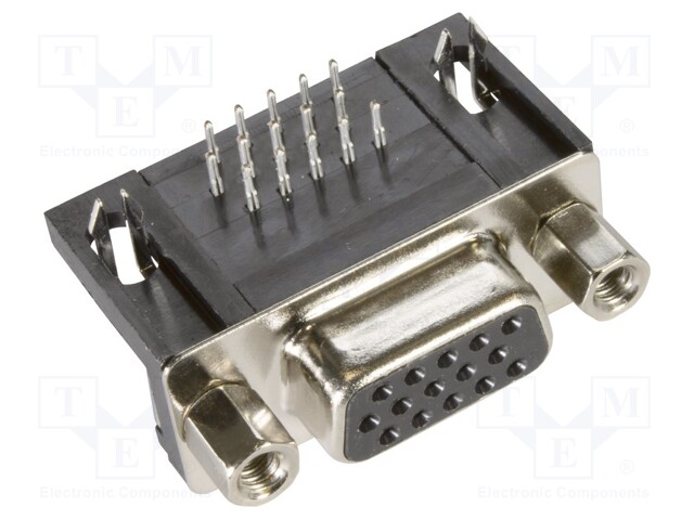 D SUB HD  FE RA 15P PL3_4-40 SCREW LOCK