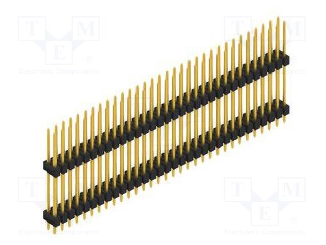 Connector: pin strips; pin header; male; PIN: 64; 2.54mm; THT; 2x32