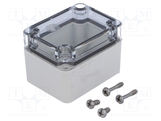 Enclosure: multipurpose; X: 50mm; Y: 65mm; Z: 45mm; EURONORD; grey