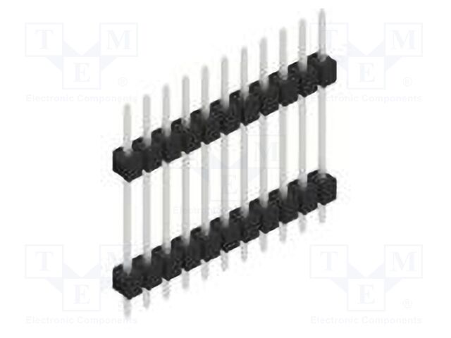 Connector: pin strips; pin header; male; PIN: 11; 2.54mm; THT; 1x11