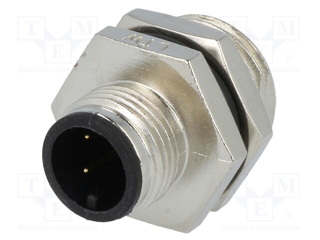 Socket; M12; PIN: 3; male; A code-DeviceNet / CANopen; soldering