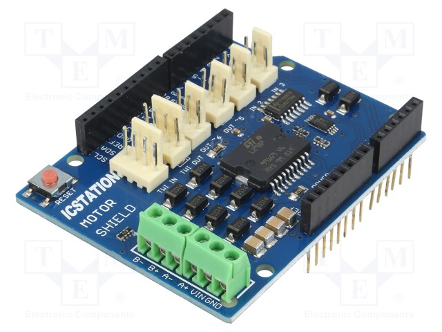 Stepper motor controller; L298P; 2A; Uin mot: 4.8÷35V; Uin log: 5V