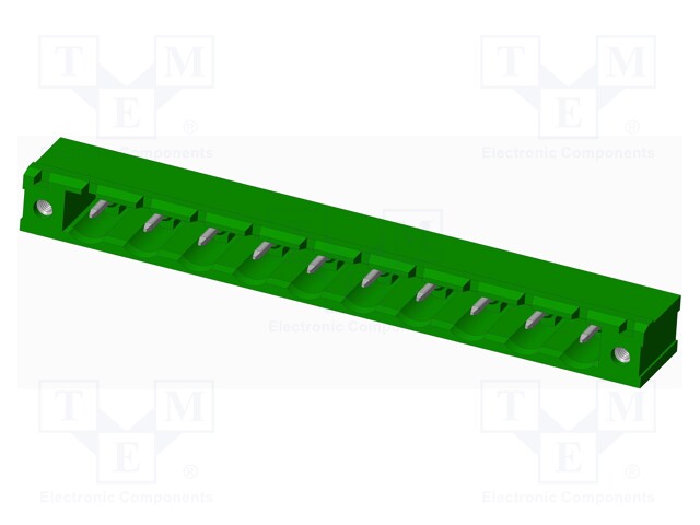 Connector: pluggable terminal block; socket; male; angled 90°