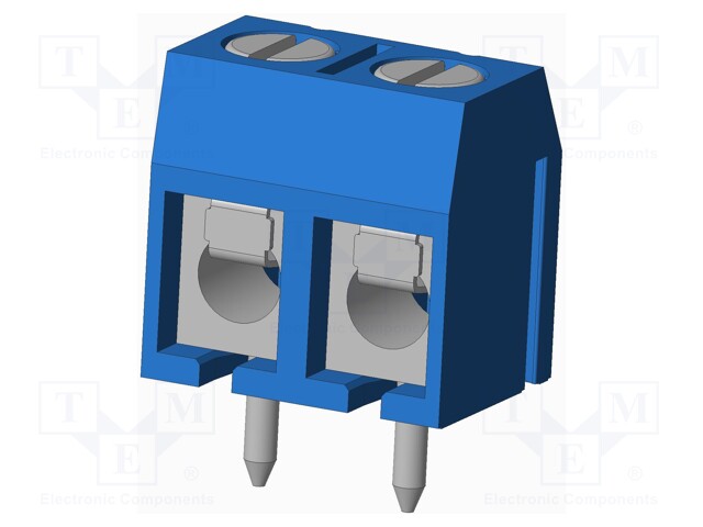 Connector: PCB terminal block; terminal; Plating: tinned; on PCBs