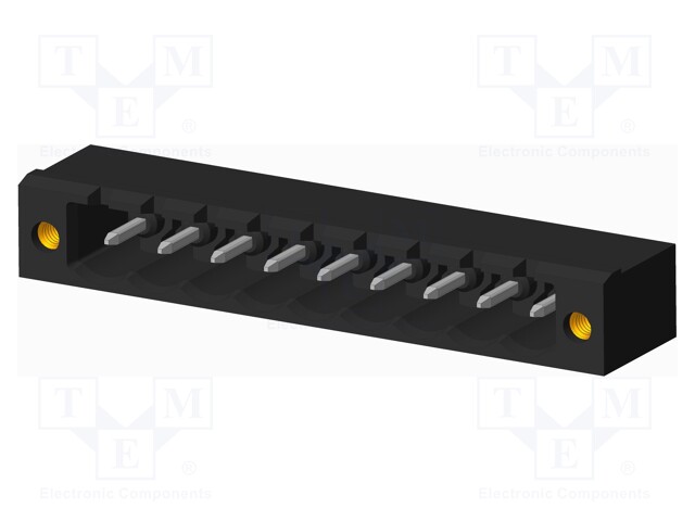 Connector: pluggable terminal block; socket; male; on PCBs