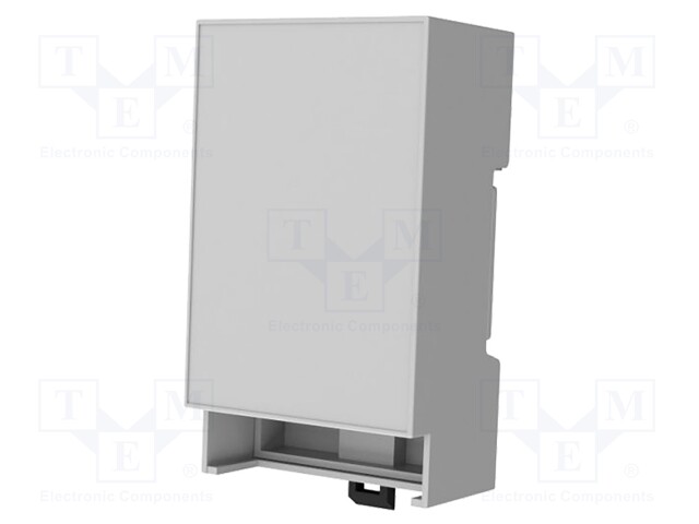 Enclosure: for DIN rail mounting; Y: 90mm; X: 53.3mm; Z: 32mm; grey