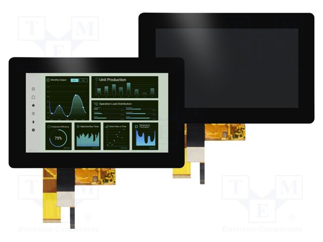 Display: TFT; 7"; 800x480; Illumin: LED; 190.08x121.92mm; RGB