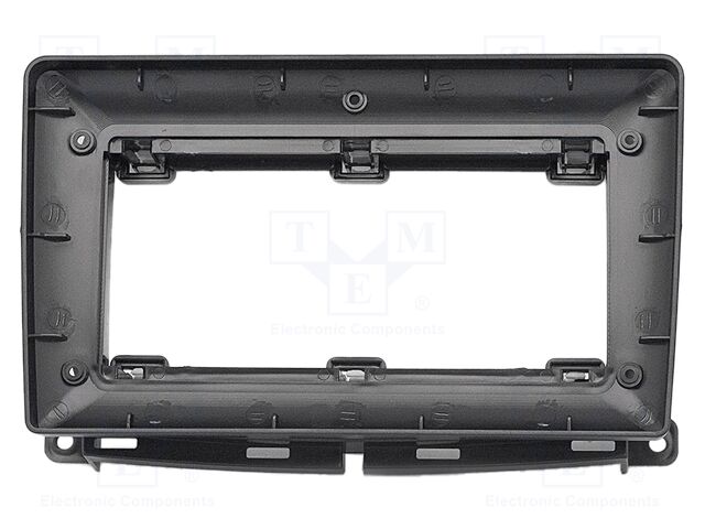 Radio frame; Fiat; black; 9"