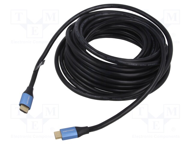 Cable; HDCP 2.2,HDMI 1.4; HDMI plug,both sides; PVC; Len: 12m