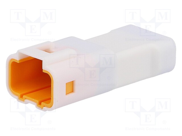 Plug; wire-wire; male; JWPF; 2mm; PIN: 4; w/o contacts; 100V; 3A; IPX7