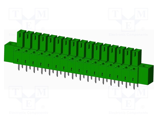 Connector: pluggable terminal block; socket; female; straight