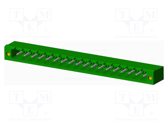 Connector: pluggable terminal block; socket; male; angled 90°