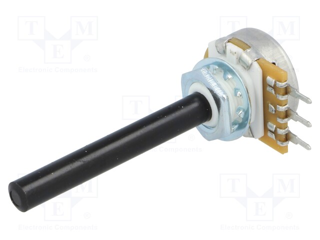 Potentiometer: shaft; single turn; 470kΩ; ±20%; 0.4W; linear; 6mm