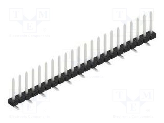 Connector: pin strips; pin header; male; PIN: 22; 2mm; SMT; 1x22