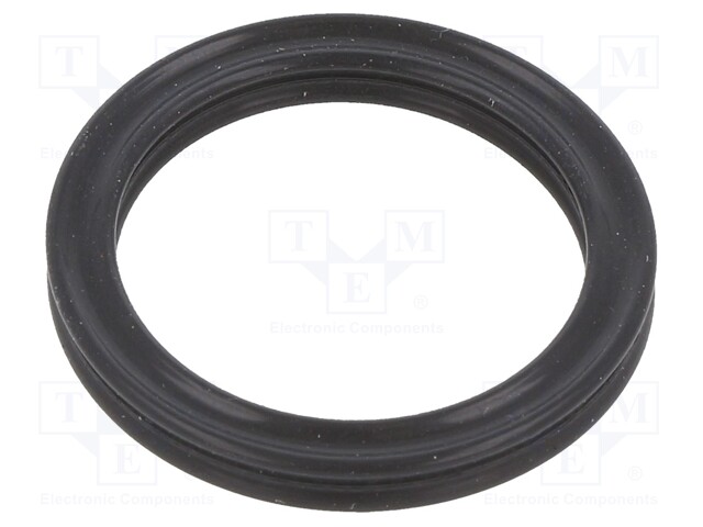 X-ring washer; FPM; Thk: 2.62mm; Øint: 17.13mm; -30÷200°C