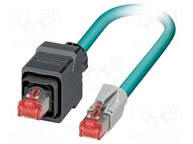 Patch cord; SF/UTP; Cat 5; RJ45 plug,both sides; stranded; Cu; 5m