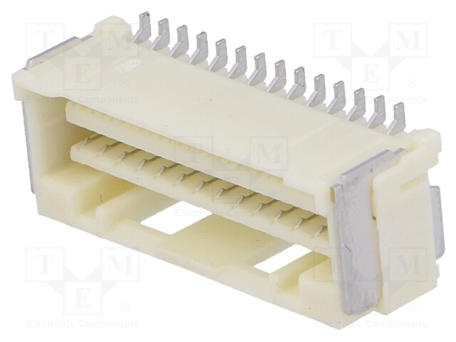 Socket; wire-board; male; CLIK-Mate; 1.5mm; PIN: 28; SMT; 2A; tinned