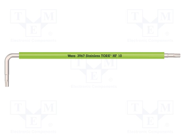 Wrench; Torx®; TX10; Overall len: 112mm; stainless steel