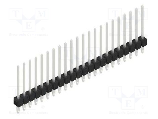 Connector: pin strips; pin header; male; PIN: 22; 2.54mm; THT; 1x22